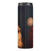 チャウチャウウィズサンタクロースフェスティバルクリスマス タンブラー (裏面)