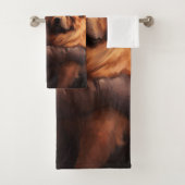 チャウチャウウィズサンタクロースフェスティバルクリスマス バスタオルセット (インサイチュ)