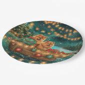 チャウチャウクリスマスフェスティバル航海 ペーパープレート (アングル)