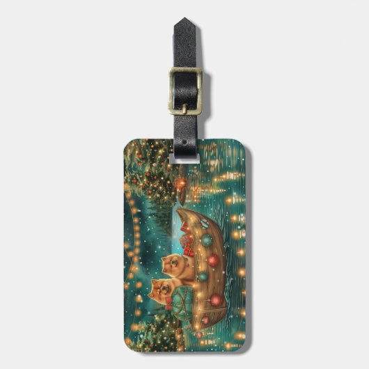 チャウチャウクリスマスフェスティバル航海 ラゲッジタグ (正面縦)