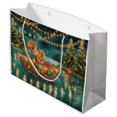 チャウチャウクリスマスフェスティバル航海 ラージペーパーバッグ (裏面アングル)