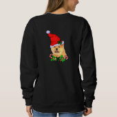 チャウチャウクリスマスメリー スウェットシャツ (裏面)