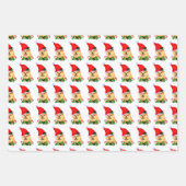 チャウチャウクリスマス ラッピングペーパーシート (正面3)