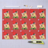 チャウチャウクリスマス 薄葉紙 (クラフト)