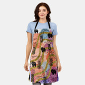 チャウチャウグルーミングエプロン エプロン (着用した状態)