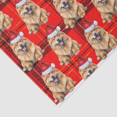 チャウチャウサンタドグオンプレイドクリスマスホリデー 薄葉紙 (詳細)