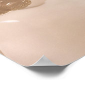 チャウチャウドッグオートバイクリスマスに乗る ポスター (角)