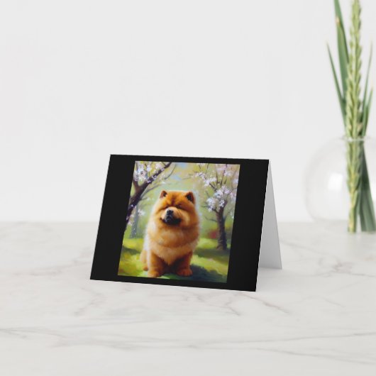 チャウチャウドッグ カード (正面)