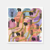 チャウチャウレトロ紙ナプキンズ スタンダードカクテルナプキン (正面)