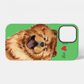 チャウチャウ大好き iPhoneケース (裏面横)