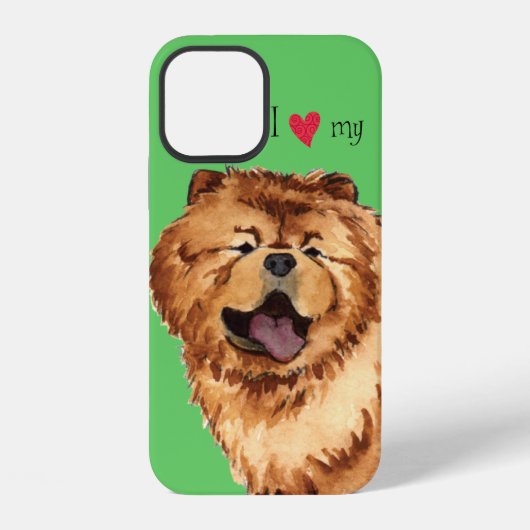 チャウチャウ大好き iPhoneケース (裏面)