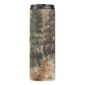 チャウチャウ犬がバイクに乗るクリスマス タンブラー (裏面)