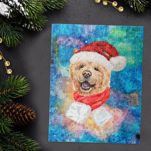 チャウチャウ犬のクリスマス ジグソーパズル