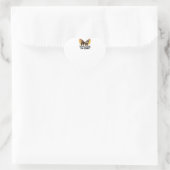 チャウチャウ犬Tシャツ 天国へのオマージュ ヴィンテージ風 ハートシール (バッグ)