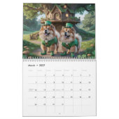 チャウチャウ カレンダー (3月 2027)
