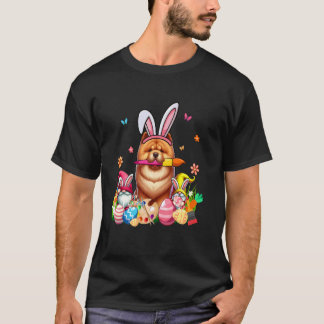 チャウチャウ コスプレ うさぎ イースターエッグペイント ノーム Tシャツ