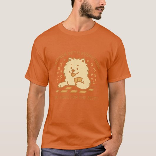 チャウチャウ トランプ ビンテージ Tシャツ (正面)