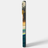 チャウチャウ ビーチ サーフィン 絵画 Case-Mate iPhoneケース (裏面 / 左)