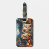 チャウチュハロウィン不気味 ラゲッジタグ (裏面縦)