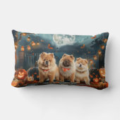チャウチュハロウィン不気味 ランバークッション (裏面)