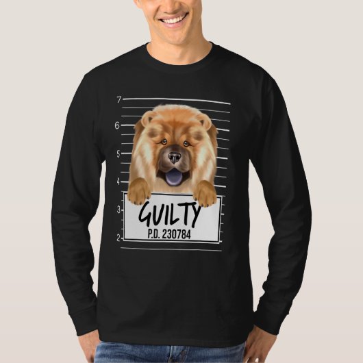 チャウチュムグショット有罪の犬 Tシャツ (正面)