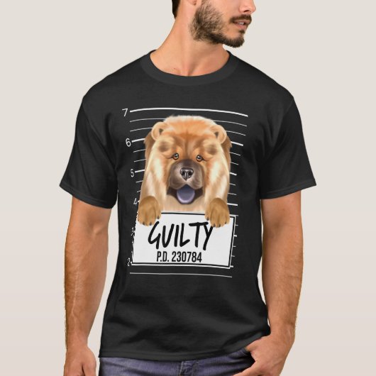 チャウチュムグショット有罪の犬 Tシャツ (正面)