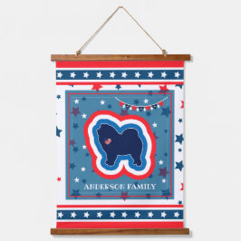 チャウチョウ星7月4日(日)赤と青 吊り下げ型タペストリー