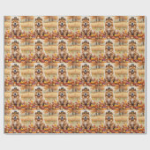 チャウチョウin紅葉感謝祭アート ラッピングペーパー (フラット)