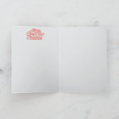 チャウチョークリスマスストッキング カード (内部)