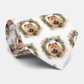 チャウチョークリスマスリースフェスティバルPup ネクタイ (ロール)
