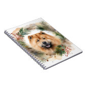チャウチョークリスマスリースフェスティバルPup ノートブック (右側)