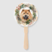 チャウチョークリスマスリースフェスティバルPup ハンドファン (正面)