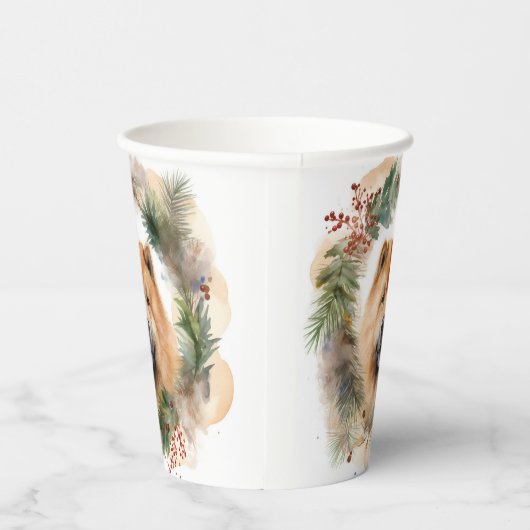 チャウチョークリスマスリースフェスティバルPup 紙コップ (右)