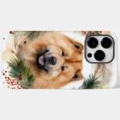チャウチョークリスマスリースフェスティバルPup Case-Mate iPhoneケース (裏面 (横))