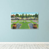 チャウトークレイクエステートガーデンズのビュー キャンバスプリント (インサイチュ (ウッドフロア))