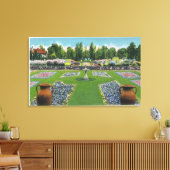 チャウトークレイクエステートガーデンズのビュー キャンバスプリント (インサイチュ (リビング))