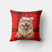 チャウドッグサンタプリドクリスマスホリデー クッション (裏面)