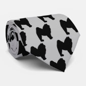 チャウドッグシルエット ネクタイ (ロール)