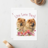 チャウドッグママフローラ ノートカード (正面/裏面インサイチュ)