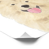 チャウパーソナライズされたドッグアート フォトプリント (角)