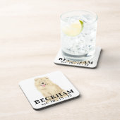 チャウパーソナライズされたドッグ コースター (右側)