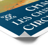 チャウモンフランスヴィンテージ旅行ポスター ポスター (角)