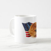 チャウ国旗 コーヒーマグカップ (正面左)
