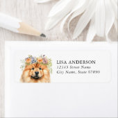 チャウ差出人住所ラベル ラベル (インサイチュ)