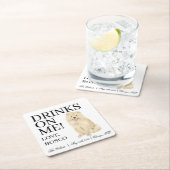 チャウ結婚犬 スクエアペーパーコースター (インサイチュ)