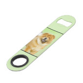 チャウ絵画チャウさん – かわいいオリジナルドッグアート スピード栓抜き (正面アングル)