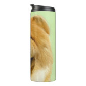 チャウ絵画チャウさん – かわいいオリジナルドッグアート タンブラー (回転右)