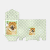 チャウ絵画チャウさん – かわいいオリジナルドッグアート フェイバーボックス (折り畳みなし)