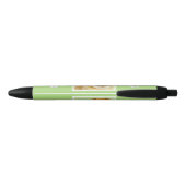 チャウ絵画チャウさん – かわいいオリジナルドッグアート 黒ボールペン (裏面)