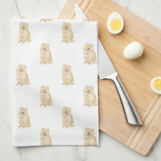 チャウ キッチンタオル (四つ折り)